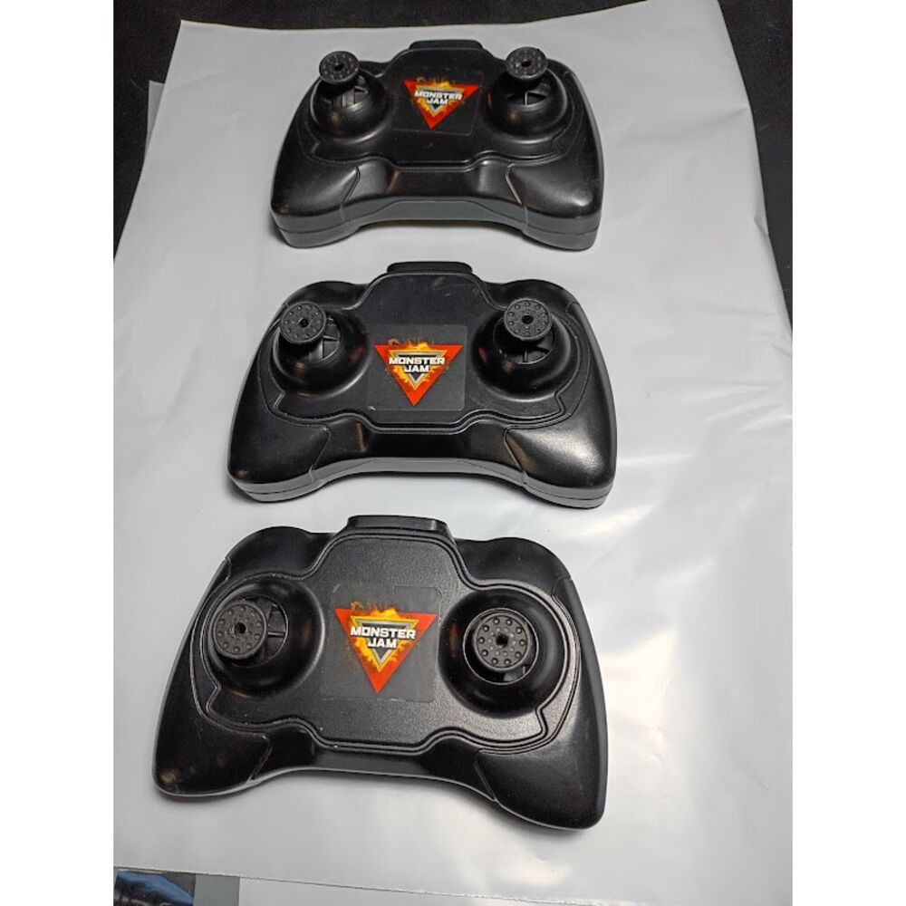 Lot of 3 Monster Jam Remotes Only Untested